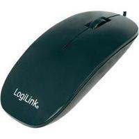 USB mouse Optical LogiLink Optische Maus in flachem Design Black