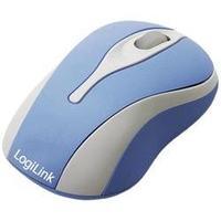 USB mouse Optical LogiLink optical mini-mouse in blue Backlit Blue