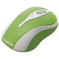 USB mouse Optical LogiLink Optical mini mouse in Green Backlit Green