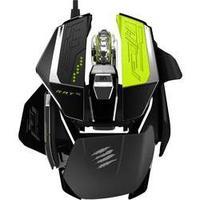 USB gaming mouse Laser MadCatz R.A.T. Pro X Gaming Mouse Pixart 9800 Built-in user memory Black neon yellow