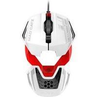USB gaming mouse Optical MadCatz R.A.T.1 Mouse Flexible Red/white