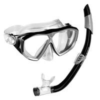 U.S. Divers Na Pali LX Mask and Seabreeze Snorkel Set - Black