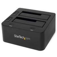 Usb 3.0 / Esata Dual Hard Drive Docking Station With Uasp For 2.5/3.5in Sata Ssd / Hdd Sata 6 Gbps