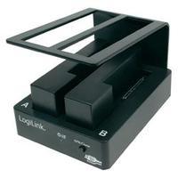 USB 3.0 SATA 2 ports HDD docking station LogiLink Clone function, OTG function