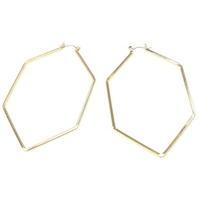 usc hex hoops ladies earrings