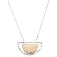 usc half moon necklace