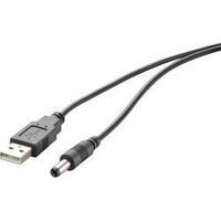 usb 20 cable 1x usb 20 connector a 1x dc 55 plug 1 m black gold plated ...