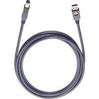 USB 3.0 Cable [1x USB 3.0 connector A - 1x USB 3.0 connector B] 5 m Black gold plated connectors Oehlbach