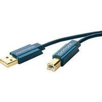 USB 2.0 Cable [1x USB 2.0 connector A - 1x USB 2.0 connector B] 1 m Blue gold plated connectors clicktronic