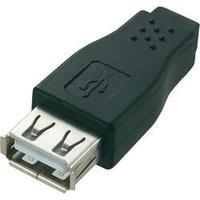 USB 2.0 Adapter [1x USB 2.0 port A - 1x USB 2.0 port Mini B] Black Renkforce