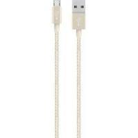 USB 2.0 Cable [1x USB 2.0 connector A - 1x USB 2.0 connector Micro B] 1.20 m Gold with sleeve Belkin