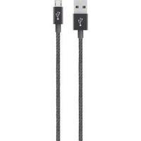 USB 2.0 Cable [1x USB 2.0 connector A - 1x USB 2.0 connector Micro B] 1.20 m Black with sleeve Belkin