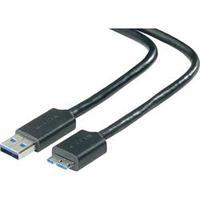 USB 3.0 Cable [1x USB 3.0 connector A - 1x USB 3.0 connector Micro B] 1.80 m Black Belkin