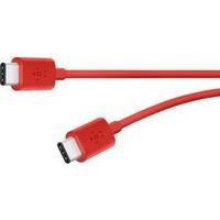 USB 2.0 Cable [1x USB-C plug - 1x USB-C plug] 1.80 m Red Belkin