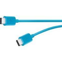 USB 2.0 Cable [1x USB-C plug - 1x USB-C plug] 1.80 m Blue Belkin