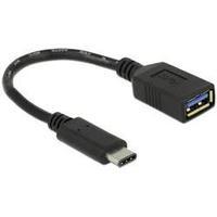 USB 3.0 Adapter [1x USB-C plug - 1x USB 3.0 port A] Black Delock