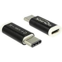 USB 2.0 Adapter [1x USB-C plug - 1x USB 2.0 port Micro B] Black Delock