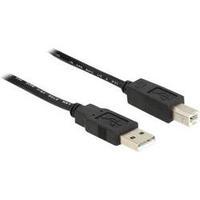 USB 2.0 Cable [1x USB 2.0 connector A - 1x USB 2.0 connector B] 20 m Black UL-approved Delock