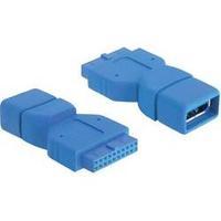 USB 3.0 Adapter [1x USB 3.0 port internal 19-pin - 1x USB 3.0 port A] Blue Delock