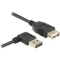 USB 2.0 Extension cable [1x USB 2.0 connector A - 1x USB 2.0 port A] 1 m Black Duplex use connector, gold plated connect