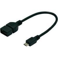 USB 2.0 Adapter [1x USB 2.0 connector Micro B - 1x USB 2.0 port A] Black Digitus