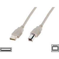 usb 20 cable 1x usb 20 connector a 1x usb 20 connector b 3 m beige dig ...