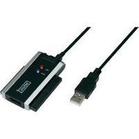 USB 2.0 Cable [1x USB 2.0 connector A - 1x SATA socket 2-pin, IDE socket 40-pin] 0.90 m Black UL-approved Digitus