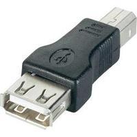 USB 2.0 Adapter [1x USB 2.0 connector B - 1x USB 2.0 port A] Black Goobay