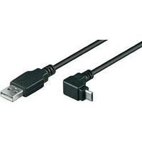 USB 2.0 Cable [1x USB 2.0 connector A - 1x USB 2.0 connector Micro B] 1.80 m Black Goobay