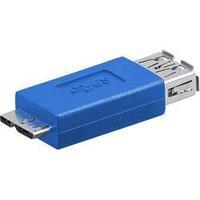 USB 3.0 Adapter [1x USB 3.0 connector Micro B - 1x USB 3.0 port A] Blue Goobay