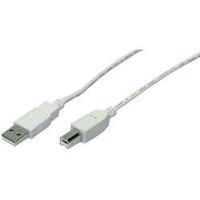 USB 2.0 Cable [1x USB 2.0 connector A - 1x USB 2.0 connector B] 5 m Grey Goobay