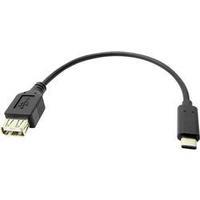 USB 3.0 Adapter [1x USB-C plug - 1x USB 3.0 port A] Black Goobay