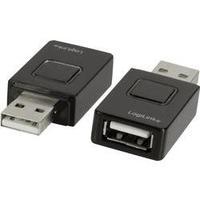 USB 2.0 Adapter [1x USB 2.0 connector A - 1x USB 2.0 port A] Black LogiLink