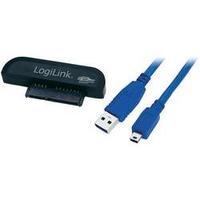 USB 3.0 Adapter [1x SATA socket 2-pin - 1x USB 3.0 connector A] Black, Blue LogiLink