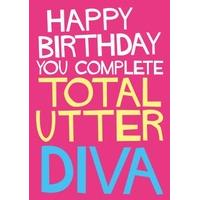 Utter Diva | Birthday Card