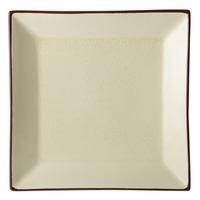 Utopia Soho Square Plate Stone 10inch / 25cm (Case of 6)