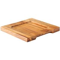 Utopia Square Acacia Wooden Board 7.5 x 7.5inch / 19 x 19cm (Pack of 6)