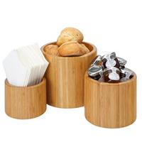 Utopia Bamboo Buffet Display Risers (Set of 3)