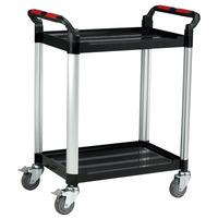 utility tray trolley standard 2 shelves 940 x 460 x 750mm capa