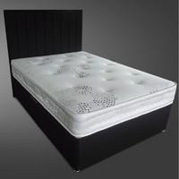 Utopia Oasis Pocket 1500 Latex 2\'6 Divan Set (Choose Base Colour)