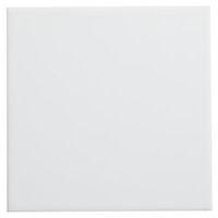 Utopia White Ceramic Wall Tile Pack of 44 (L)150mm (W)150mm