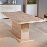 Utopia Extendable Dining Table In Sonoma Oak
