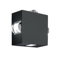 utevans1863 exterior led graphite 4 light wall light