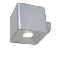 UT/PIXEL/SILVER Exterior LED Modern Cube Wall Spotlight