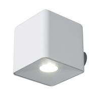 UT/PIXEL/WHITE Exterior LED Modern Cube Wall Spotlight