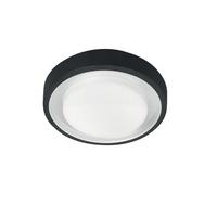 utorigo3351 exterior 1 light round graphite wall light