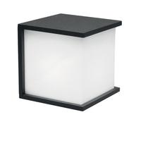 UT/BOXCUBE/1846 Exterior 1 Light Graphite Cube Wall Light