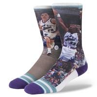 Utah Jazz Stance Hardwood Classics Player Socks - Stockton/Malone