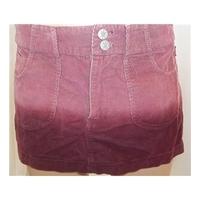 Uttam London Small Tie-Dye Pink Corduroy Mini Skirt