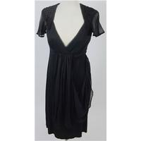 Uttam Boutique Black Long Dress With Pretty Embellishments Size S